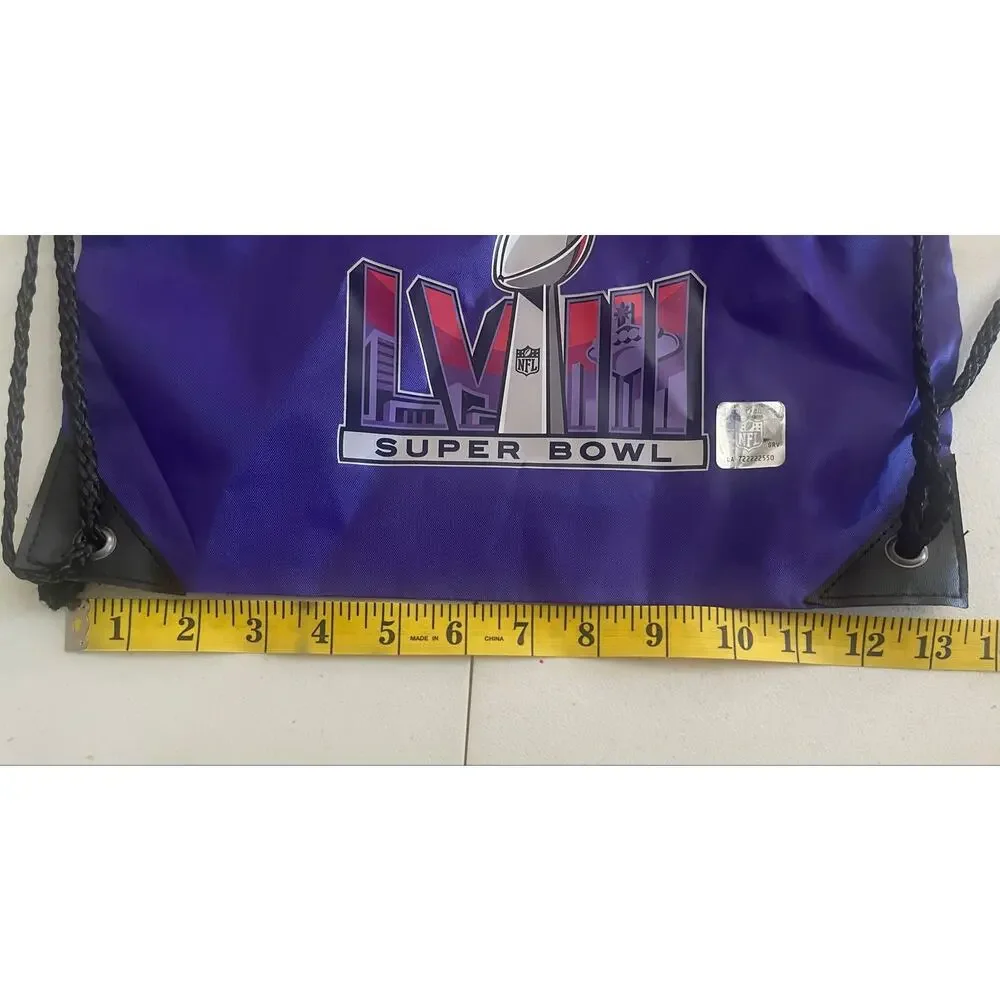Bud Light Super Bowl LVlll  Drawstring Cinch Back Pack